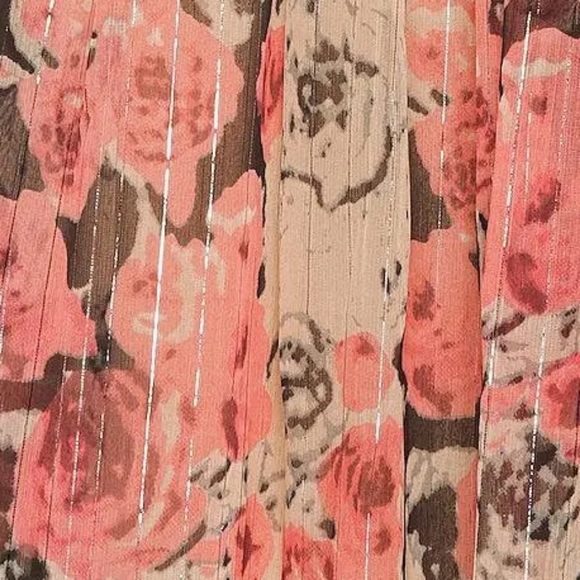 ASTR the Label Eartha Tiered Floral Open Back Long Maxi Dress XS - Picture 4 of 9